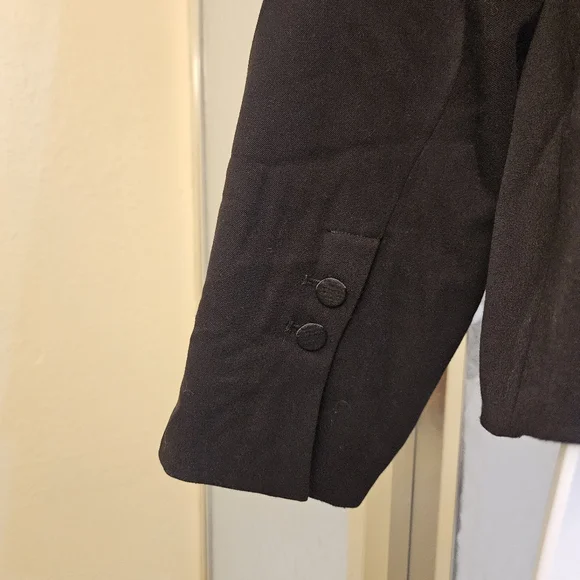 Lane Bryant 18W Black Tuxedo Style Jacket Blazer AK-2046 - Picture 3 of 5